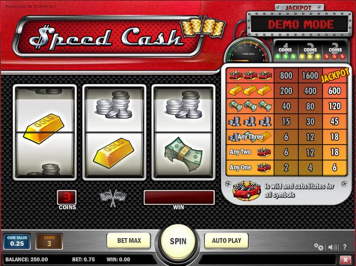 Игровой автомат с накопительным джекпотом Speed Cash от Play’n GO