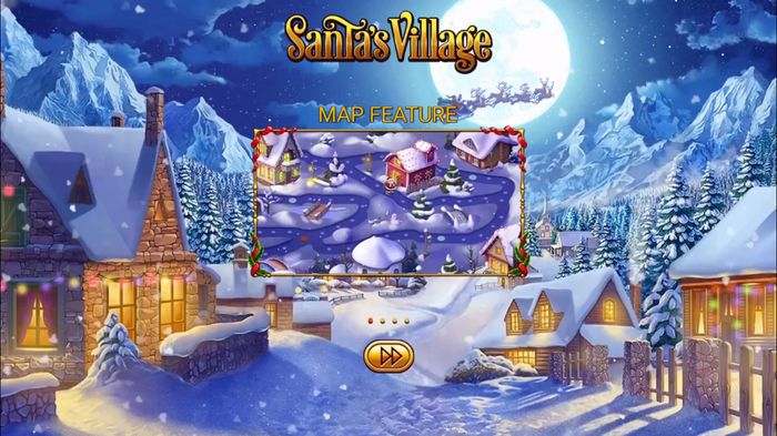 Santa's Village makinesi: Köy haritası
